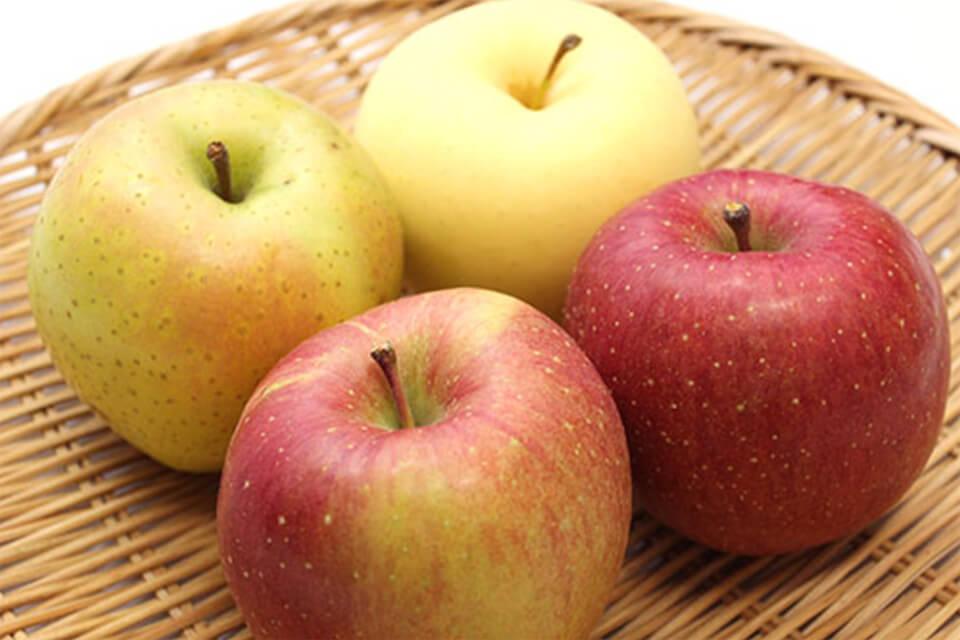 りんごの味は品種ごとで違いがあります。